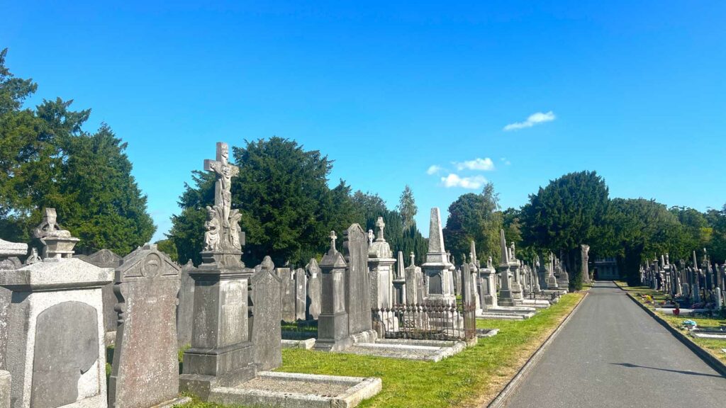Gräber auf dem Glasnevin Cemetry